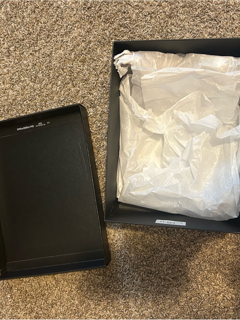 Authentic Coach Shoe Box - Picture 3 of 4